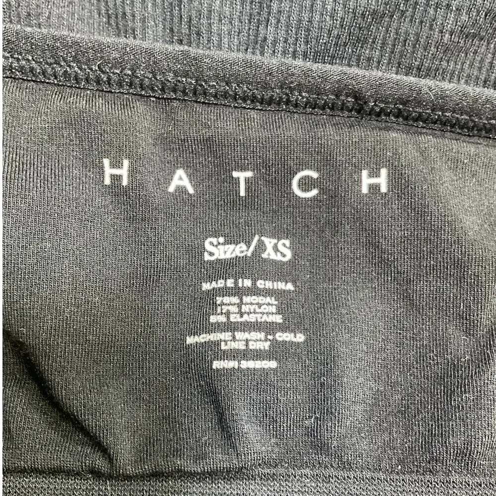 Hatch Ribbed Black Body Unitard Size XS - Picture 4 of 4